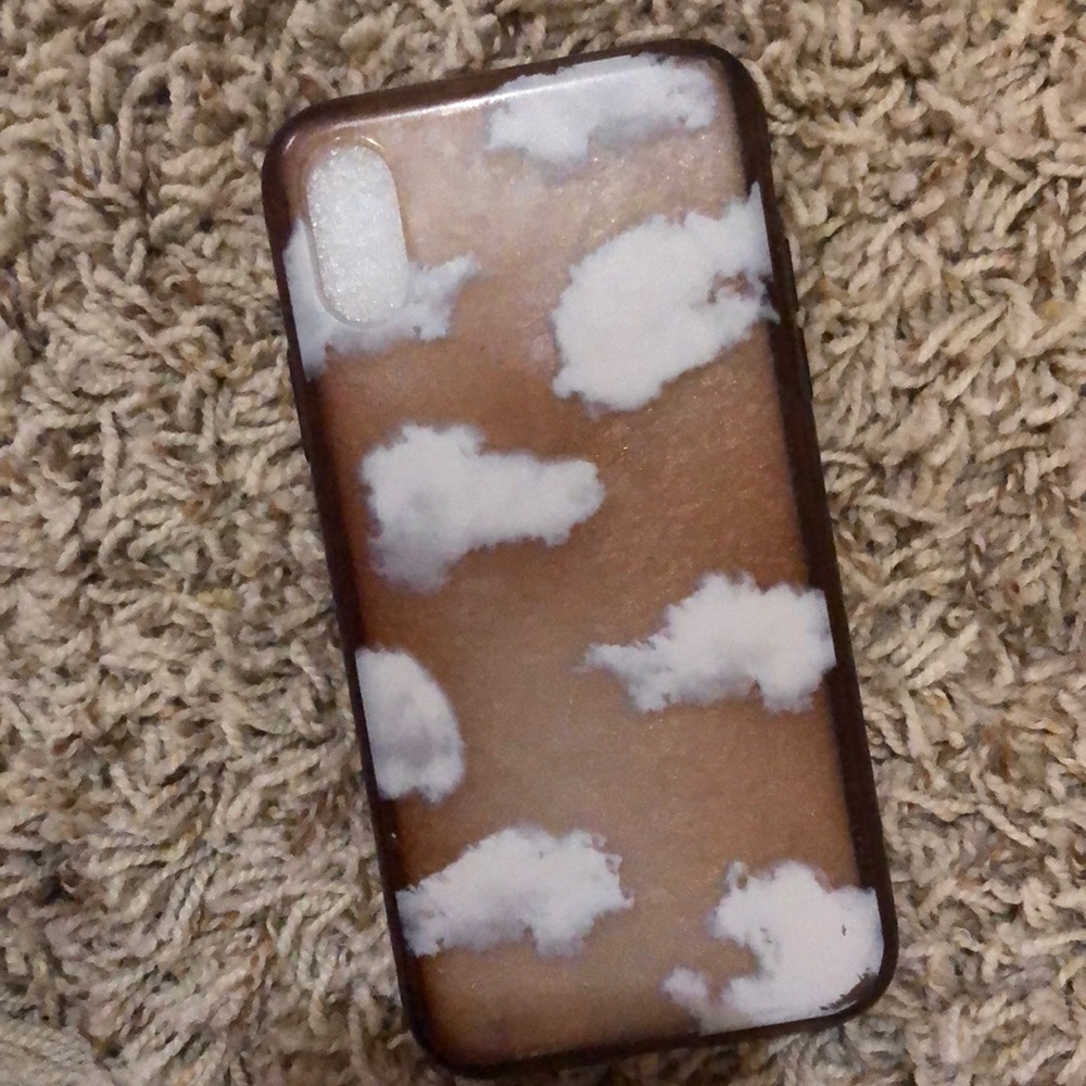 cloudy iphone x phone case